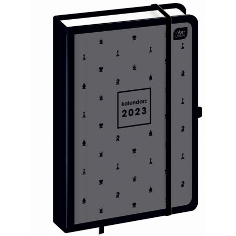 2024 Kalendarz Interdruk dzienny A5 Szary